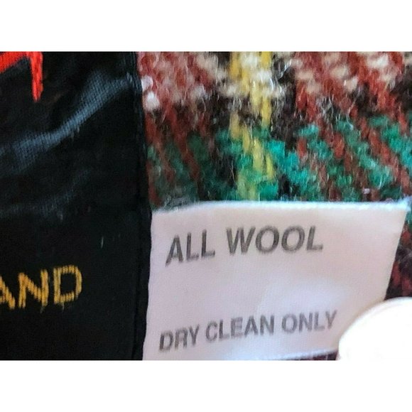 Vintage Creagaran Wool Throw Blanket Plaid Tartan - Picture 5 of 8